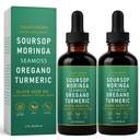 Soursop Bitters Liquid Drops with Sea Moss, Moringa, Turmeric Oil, Black Seed Oil, Oregano for Overall Health, Joint Support (1)