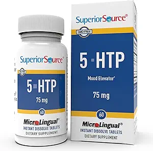 Superior Source 5- HTP 75 mg. (60 tabletter)