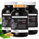 Durable CoQ10 – 300mg Coenzyme Q10 Phytosome with 9X Better Absorption + Quercetin – Heart, Energy & Cellular Support – Doctor Formulated, Vegan, Non-GMO, Made in USA, Once-Daily (90 Capsules)