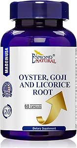 Oyster, Goji & Lakrids Root Complex, GMP, Natural Product Assn Certified, Made in USA - 60 Kapsler