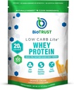 BioTrust Low Carb Lite, 20 Grass- Fed Whey Protein Isolate, 100 kalorier, ProHydrolase fordøjelsesenzymer, Non- GMO, Gratis fra Soy og Gluten, rBGH-Free (14 Servere) (Orange Cream)