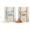Ballerina Farm Grass Fed Whey Protein Powder, Vanilla Bean + Creamy Chocolate, 24g Protein with Collagen Peptides, Bovine Colostrum, Hemp Hearts & Prebiotic Fiber, No Added Sugar, 40 Servings Total