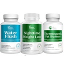 DR VITAMIN LØSNING Nighttime Fat Burner, termogene vægttab og vanddrivende piller - Metabolisme og vandretention piller for kvinder og mænd 180 caps