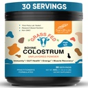 Sandhu 's Grass Fed Bovine Colostrum Powder for mennesker, Voksen124; 30 Servering (Pack of 1) Køer Supplement 124; High IgG for Gut Health