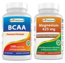 Bedste Naturals BCAA 3200 mg & Magnesium Glycinat 425 mg