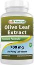 Bedste Naturals Olive Leaf Extract, 700 Mg, 90 Greve