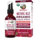 MaryRuth Organics Vitamin B12 Liquid Sprøjte B124; Vegan, Non- GMO, Gluten- Free