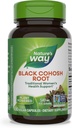 Nature 's Way Black Cohosh Root, Traditional Support for Women' s Health *, 540 mg per Serving, Non- GMO Project Verified, 100 kapsler