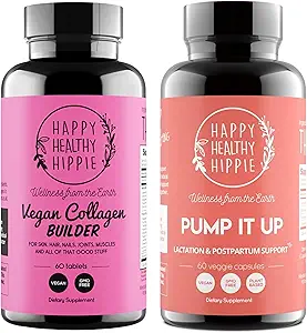 Happy Sund Hippie Pump It Up Amning Supplement & Vegan Collagen Builder