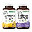 Turmeric Ginger 180 Capsules & Saffron Extract 180 Capsules