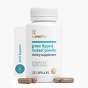 Xtenenlife Green Lipped Mussel Powder - 2400mg Extra Strength Joint & Muscle Support Supplement fra New Zealand med Omega 3 - 1 Måned Supply