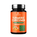 Turmeric Curcumin Supplement - 1800mg Organic Turmeric Per Serving - 95% Curcuminoids & BioPerine Black Pepper Extract for Best Absorption - Natural Vegan Joint Support, Bottled in USA - 120 Capsules