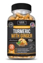 Kaya Naturals - Tumeric Curcumin Standardized - Tumeric Ginger Supplement - Movement Support with Bioperine - Curcumin Nature Made - 1950mg - 30 Count - Veggie Capsule