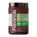 CocoaVia Cardio Sundhed Kakaopulver, 30 Servere, 500mg Kakaopulver, Support Heart Health, Boost Nitroxid, Forbedre cirkulation, Energi, Preworkout, Vegan, Dark Chocolate Cacao