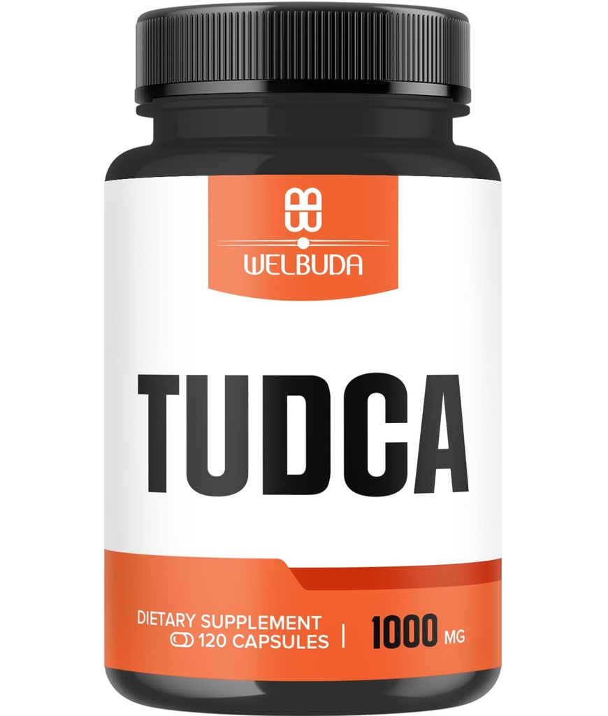 8in1 Tudca 1000mg Supplement - 120 Capsules for 2 Months - Extra Strength with Milk Thistle, Probiotics, Beet Root, Dandelion & More - Support for Immune System, Digestion Health & Brain Health