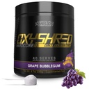 EHP Labs OxyShred Hardcore Super Dosed Pre Workout Powder - Preworkout Powder with L Glutamine & Acetyl L Carnitine, Energy Boost Drink - 275mg of Caffeine - Grape Bubblegum, 40 Servings