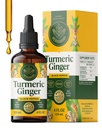 HERBAMAMA Turmeric and Ginger Supplement – Turmeric with Black Pepper & Ginger Root for Digestive Health – Turmeric Ginger Supplements for Immune Support – Non-GMO, Alcohol & Sugar-Free, 56-Day Supply