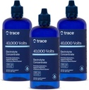 Trace Minerals 40.000 Volts - Concentrate Supplement Drops til Electrolyte Support - Support Muscle Health & Vitality - Workout Drink to Aid Hydration - 8 fl oz (Pack of 3) (144 Servering)