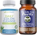 Life Tree Purify Intestinal Support Plus Daily Colon Cleanse Detoxify Kit 120 Capsules - Lactobacillus acidophillus - Natural Herbal for Digestive Health