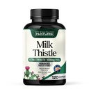 Mælk Thistle 1000mg - Lever Detox tillæg med Silymarin Extract & Mælkebøtte Root - Gentle Herbal lever rense for mænd og kvinder - lever sundhed støtte - non-GMO - 120 Veggie kapsler