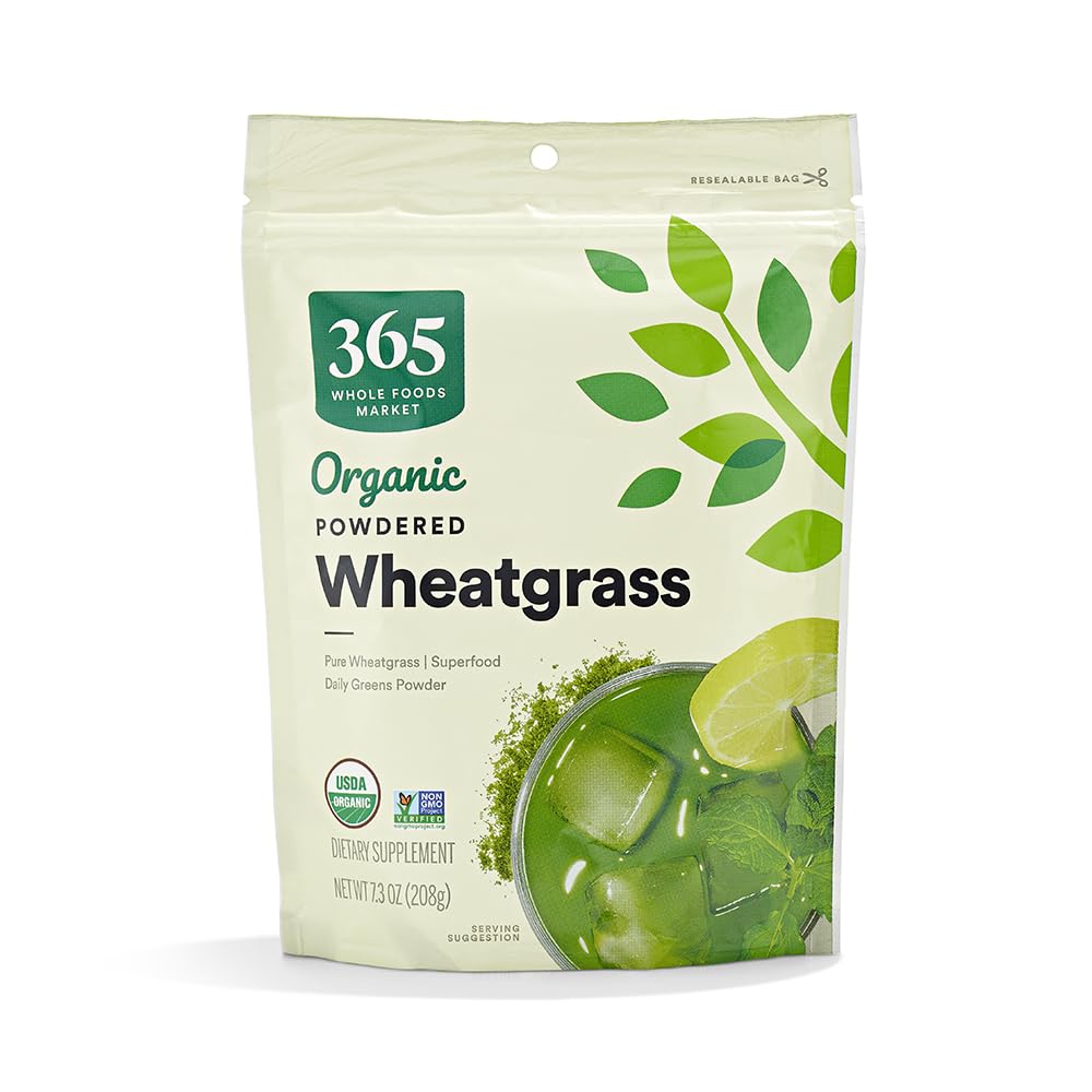 365 af Whole Foods Market, Organic Wheatgrass Powder, 7.3 Ounce Formand