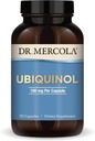 Dr. Mercola Ubiquinol - Understøtter energi, cellular sundhed og hjerte sundhed - 100 mg Ubiquinol - High- Absorption Formel - Non- GMO, Gluten- Free & Soy- Free - 90 kapsler (90 Servere)