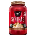 BSN SYNTHA- 6 Premium Protein Powder med 6 g Fiber, Whey Protein, Micellar Casein, Milk Protein Isolate Blend, 5g fedt, kanel brødrister, 28 Servering (Packaging May Vary)