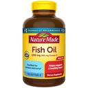 Nature Made Fish Oil Omega 3 Kosttilskud, 1200 mg Softgels, Omega 3 Fish Oil for Sund Heart Support, 150 Softgels, 75 Day Supply
