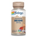 SOLARAY Reishi Mushroom 600mg - Reishi Mushroom kapsler til immunforsvar - Vegan, Lab Verified - 60- Day Money- Back Garanti - 100 Servere, 100 VegCaps