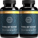 Primær høst 2 Pack, Genopret for Gut Sundhed, Primal Gut Genopret w / POSTbiotika, PREbiotika og PRObiotika til kvinder og mænd, 60 CT - fordøjelse, Colon Cleanse, Hjælper Leaky Gut Reparation