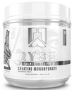 RYSE Creatine Monohydrate Powder - Unflavored - Supports Men & Women Lean Muscle Growth, Strength, Power, and Endurance - Helps Reduce Fatigue and Improve Workout Recovery - 100 Servings.