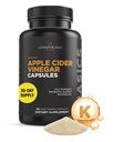 Livingood Daily Apple Cider Vincipe kapsler med moderen (1500mg) - ACV Piller med Probiotika & Kalium til kvinder & mænd - Understøtter Gut sundhed, fordøjelse, Appetit & Vægt - Vegan, 90 kapsler