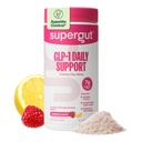 Supergut GLP1 Daily Support - Raspberry Lemon - High Fiber GLP-1 Supplement Powder for Women & Men - Sugar-Free Drink Mix for Gut Health & Digestive Support (18 Servings)