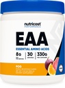 Nutricost EAA Powder 30 Servering - Passionsfrugt, Orange og Guava (POG) - Essential Aminosyrer - Non- GMO, Gluten Free, Vegetarisk Friendly