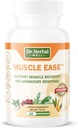 DR.HERBAL WELL Muscle Ease - Fælles, Muscle & Nerve support Hurtig fungerende Relax Comfort Recovery Natural Herbal Supplement - (60 kapsler) MAX- Styrke