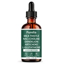 Purelia Liver Restore - Complete Liver Support Supplement with Milk Thistle, Dandelion Root & Choline for Natural Balance, 60 ml Liquid Formula