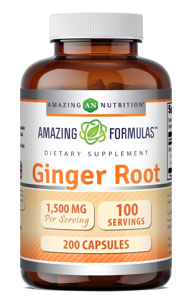 Amazing Formulas Ingefær Root 4: 1 Supplement Note 124; 1500 Mg Per Serving