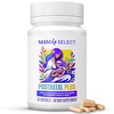 Mama 's Select Postnatal Vitaminer - Øger hår Inddrivelse, Milk Supply, & Wellness - Allergen- Free, Vegan, MTHFR Friendly, Methylerede Folate & B Vitaminer, Easy- to- Swallow, No Biotin - 30 Kapsler