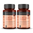 Dobbelt styrke gurkemeje - Massive 1000mg x 360 tabletter - 200% flere gurkemeje og naturlige niveauer af potent curcumin per tablet - med 5 mg sort peber ekstrakt for 300% øget absorption