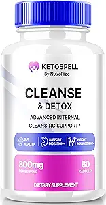 Ketospell Keto Capsules, Ketospell Advanced Keto Formel, All Natural Keto Supplement, Keto Support for Sund Vægttab, Ketospell Keto ACV Vitaminer, Keto Spell Review (60 Kapsler)