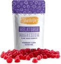 SMART FOR LIV Melatonin Gummies 5mg W / Magnesium - 60 Tæl - Plant baseret Vegan Melatonin Gummies - Jordbær Flavor Sleep Gummies - Heart & Bone Health Kosttilskud - Voksen Melatonin Gummies