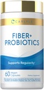 Carlyle Fiber and Probiotic Supplement | 60 Capsules | 14 Strains | Supports Regularity for Men and Women | Vegan, Non-GMO, Gluten Free