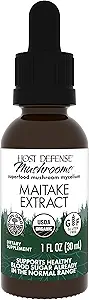 Host Defense Maitake Extract - Immune & Cellular Health Support - Dietary Herbal Supplement with Maitake Mushroom & Mushroom Mycelium - Liquid Supplement - 1 fl oz (30 Servings)