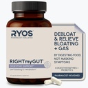 Digestive Enzymes for Bloating & Gas Relief – Debloat Pills for Women & Men – 6 Enzymes + 3 Probiotics – Gut Health & Digestion Supplement – RIGHTmyGUT Daily Digestive Support – 60 Vegan Capsules