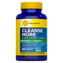 Renew Life Cleanse More Herbal Formula with Magnesium for Overnight Occasional Constipation Relief; Helps Promote Waste and Toxin Elimination; Gluten, Dairy and Soy Free; 60 Vegetarian Capsules*