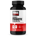 FORCE FACTOR Probiotic for Women 50 Millioner CFU, Women 's Probiotic for fordøjelsessygdomme, Immunitet, og Vaginal Health, 10 Strops med Lactobacillus Acidophilus, Vegan, 60 Kapsler