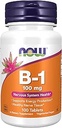Now Foods Vitamin B-1 (Thiamin) 100mg, 100 tabletter (pakke med 2)
