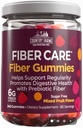 Fiber Care Prebiotic Gummies, 6g of Fiber Per Serving, FOS from Beets, Digestive Health, Supports Regularity, Mixed Fruit Flavor, (240 Gummies)
