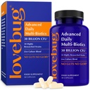 LOVEBUG Award Winning Maximum Strength | Rebuild & Restore Immune and Digestive Microbiome | 10 Clinically Studied Strains for Constipation, Diarrhea & Upset Stomach | 25 Billion CFU
