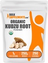 BulkSupplements.com Organic Kudzu Root Powder - Organic Kudzu Root Supplement, Herbal Supplement - Gluten Free - 1g per Serving, 250g (8,8 oz) (Pack of 1)